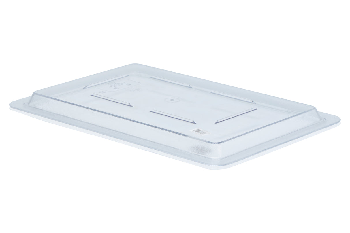 Couvercle pour contenant de stockage alimentaire en polycarbonate transparent, demi-format, 18" x 12"