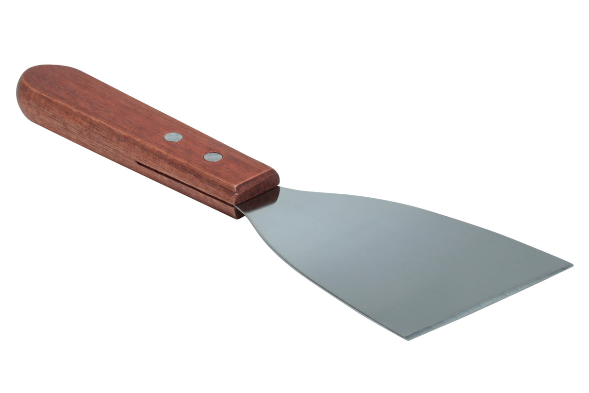 Stainless Steel Pan Scraper, 4" x 3"