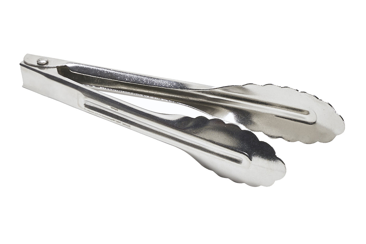 7" Spring Action Stainless Steel Tong