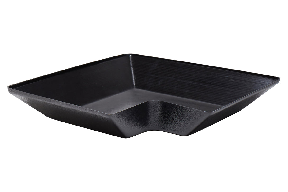 Insert en plastique, mannequin pyramidal, 18 "x18 "x3 "H, noir