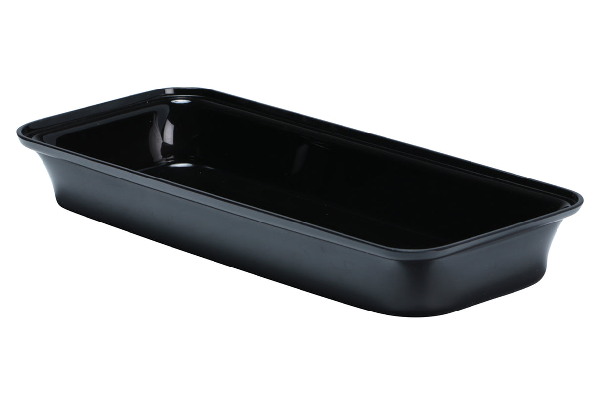Acrylic Tray (Deli), Black, 6"x15"x2"