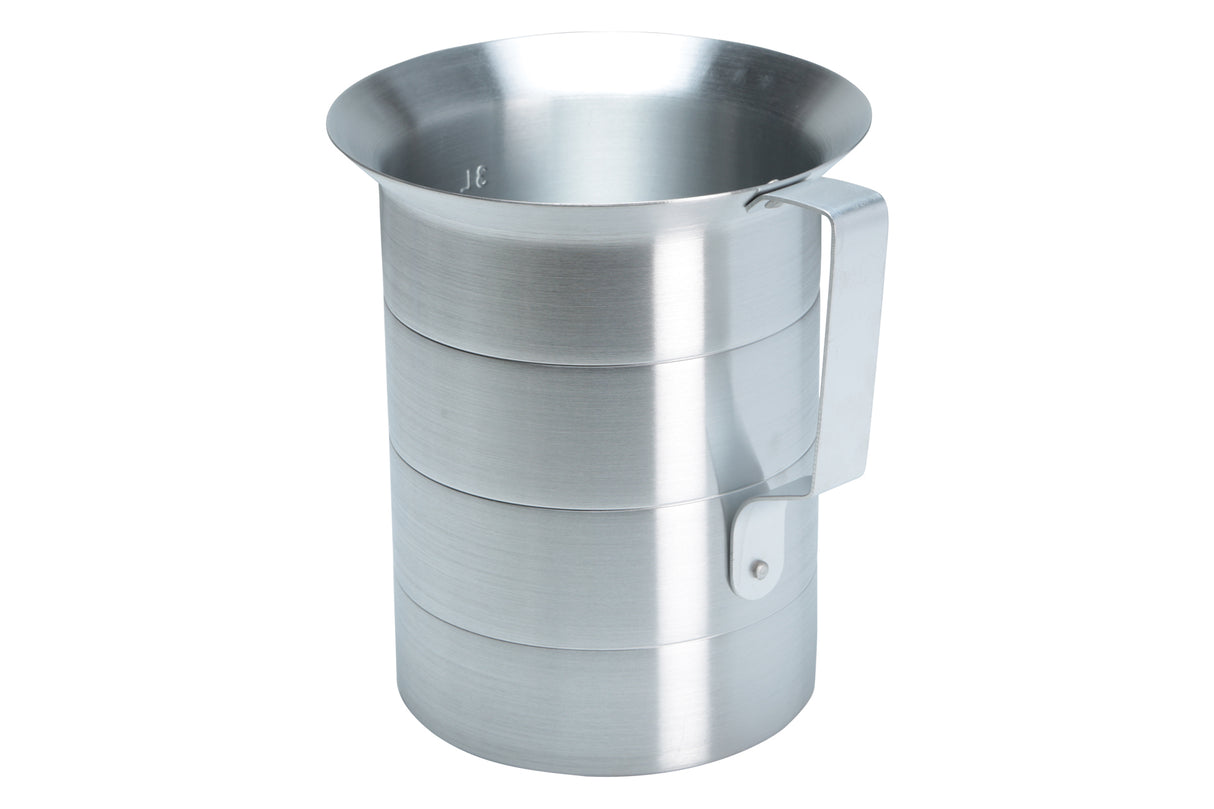 Measuring Cup, 4 QT, Aluminum