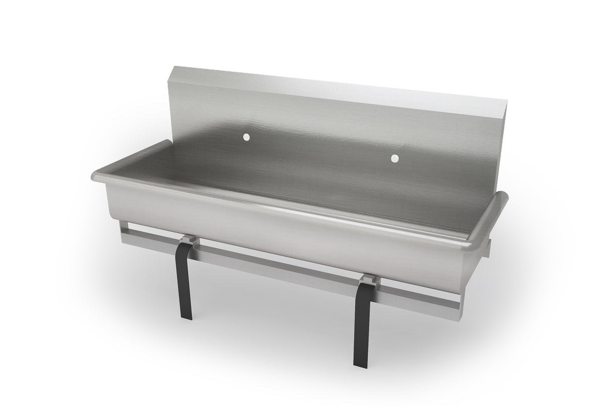 Two-Station Hands-Free Hand Wash Sink