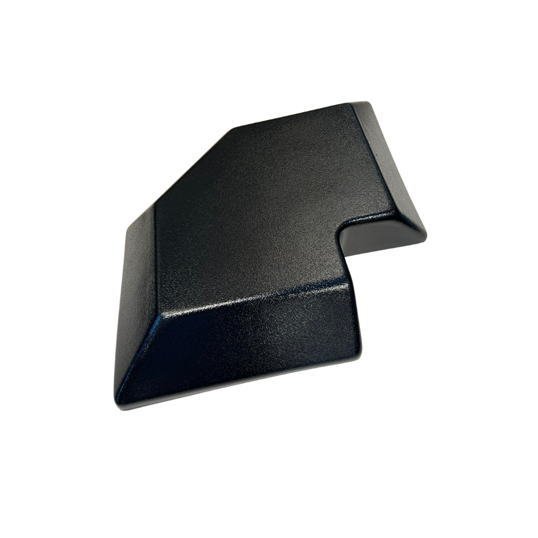 Plastic Riser, 45 Degree, 18"x18"x3", Black