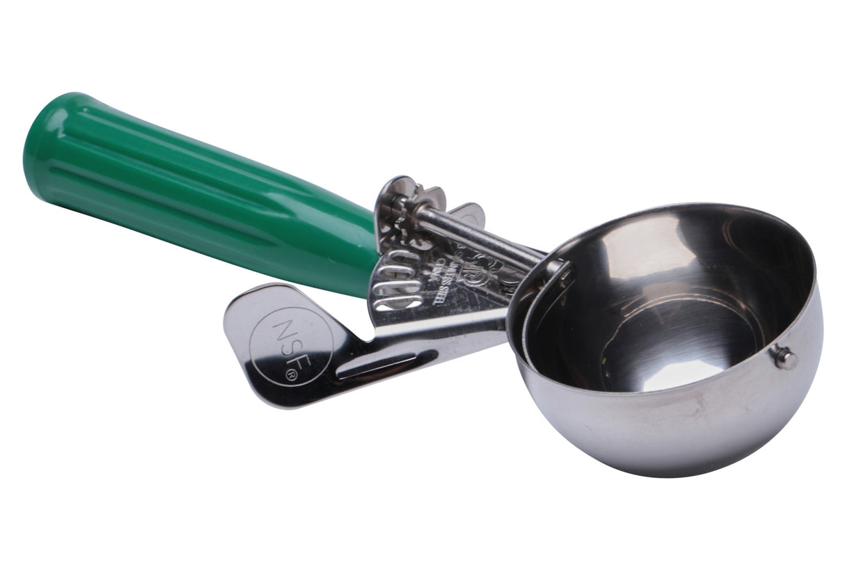 Cuillère à crème glacée, 2.6 oz, manche vert