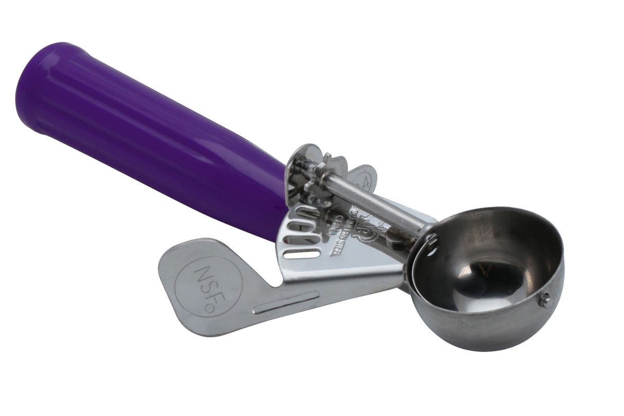 Cuillère à glace/cuillère à glace, 2,6 oz, manche violet