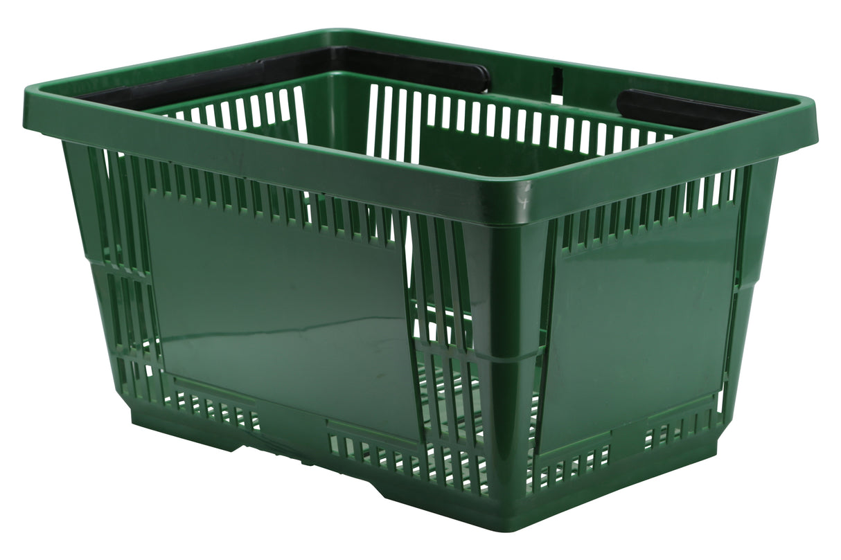Shopping Basket, 19.25" x 13.13" x 10" Deep, Green