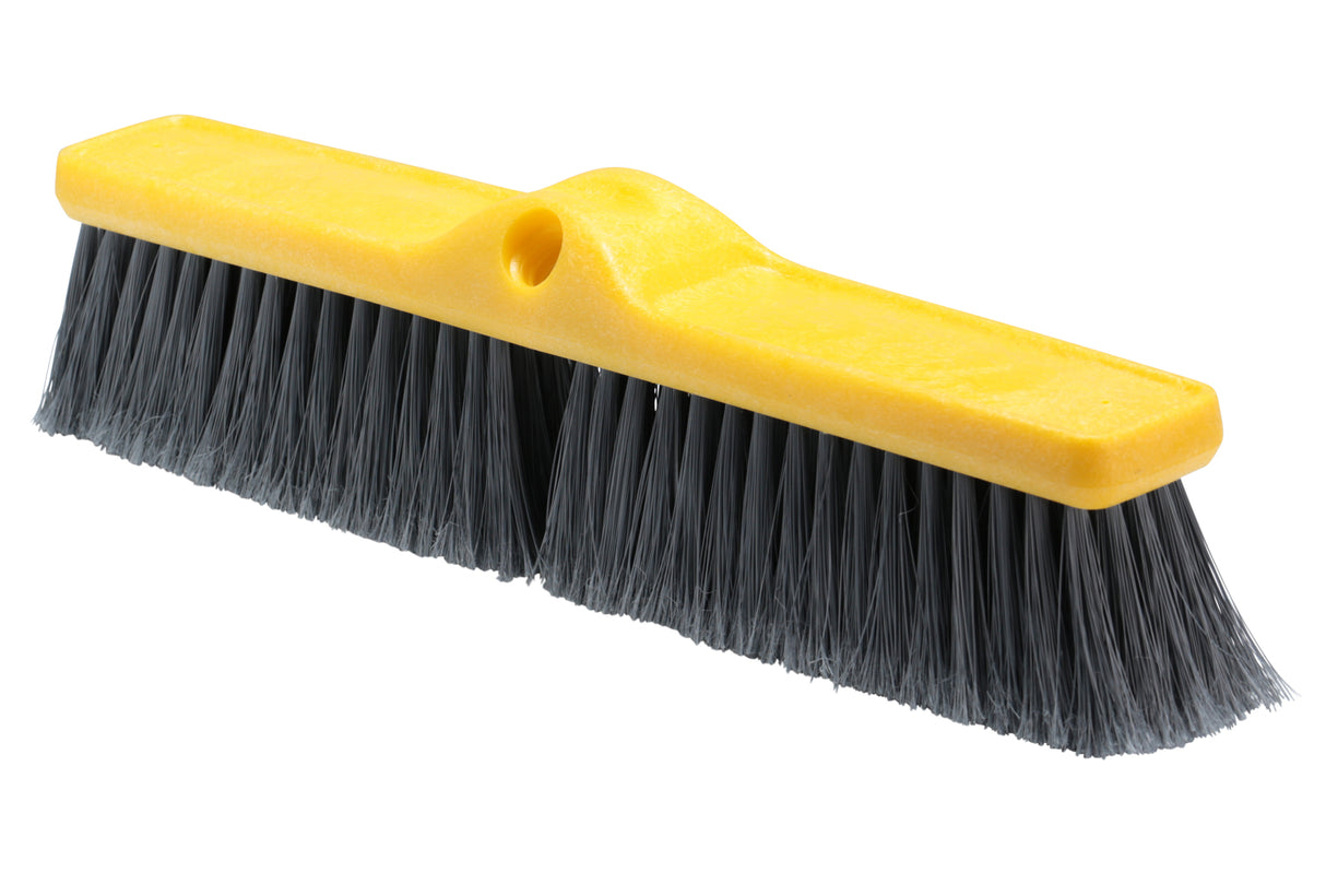 Push Broom, Polypropylene Bristles, 18" Wide