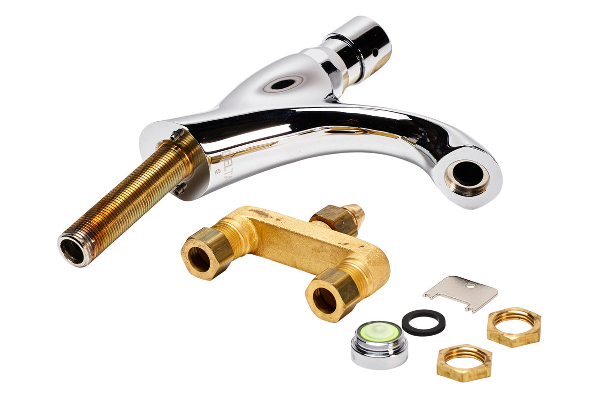 Robinet temporisé avec mitigeur