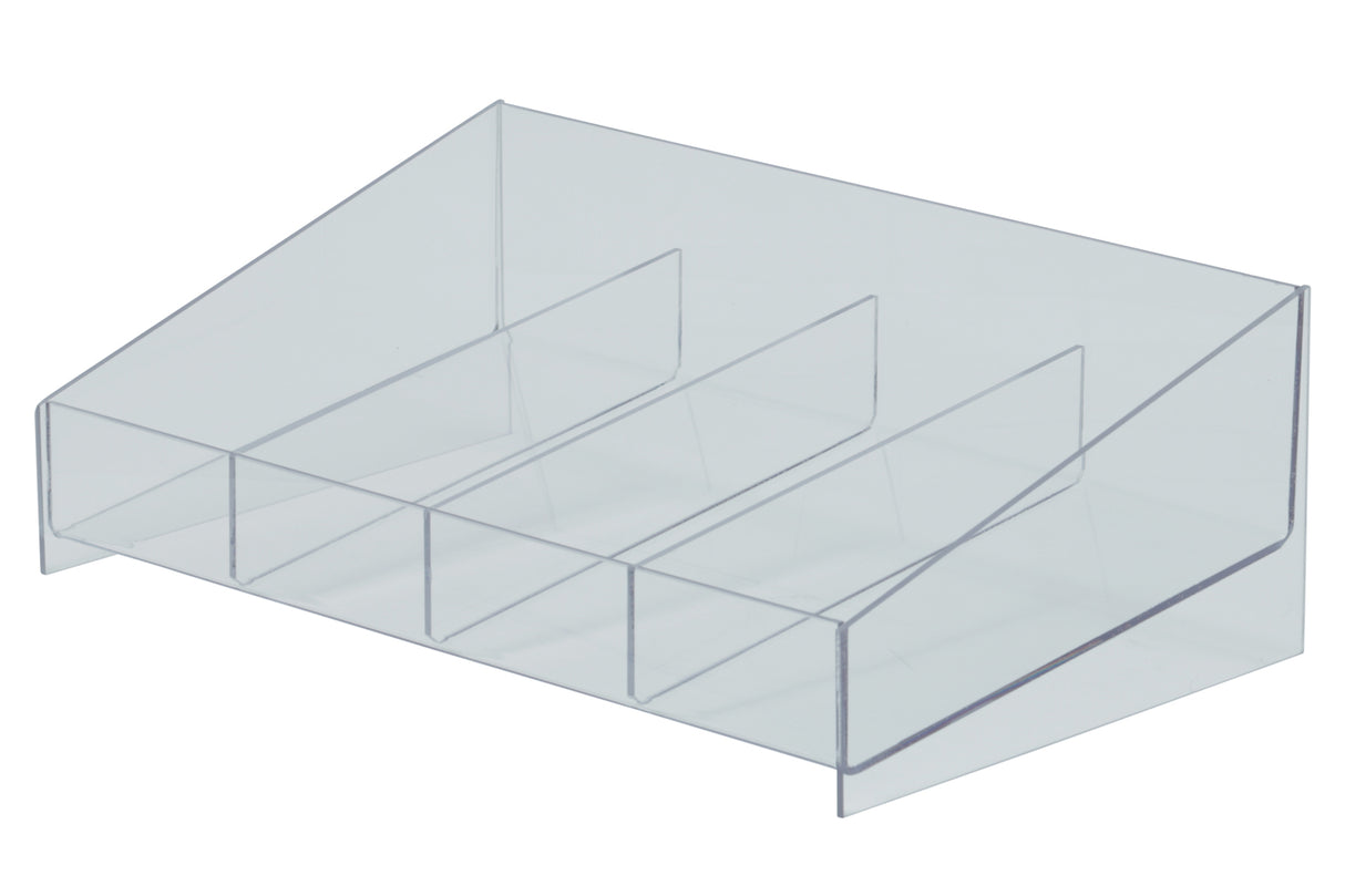 Display Vinaigrette Bottle, 12" x 7.5" x 4.25", Clear