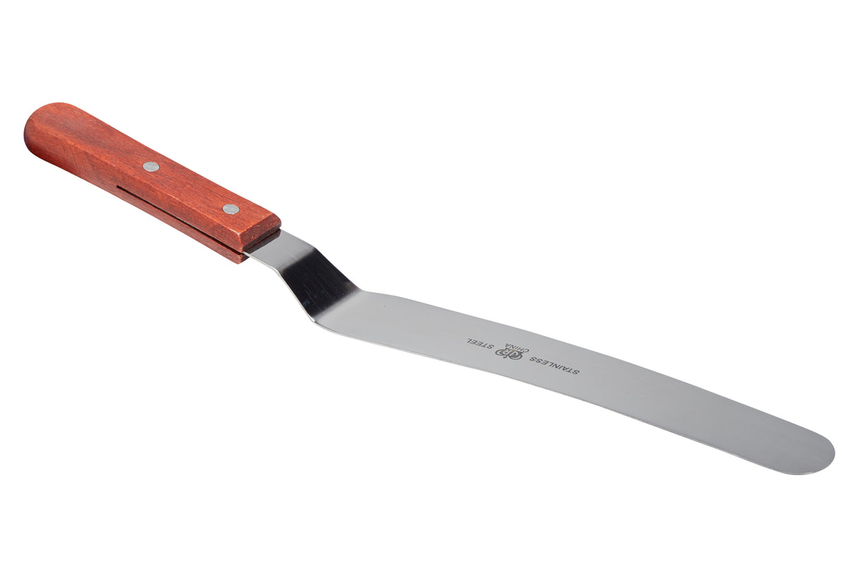 Spatula, Offset, 9 1/2", Wood Handle