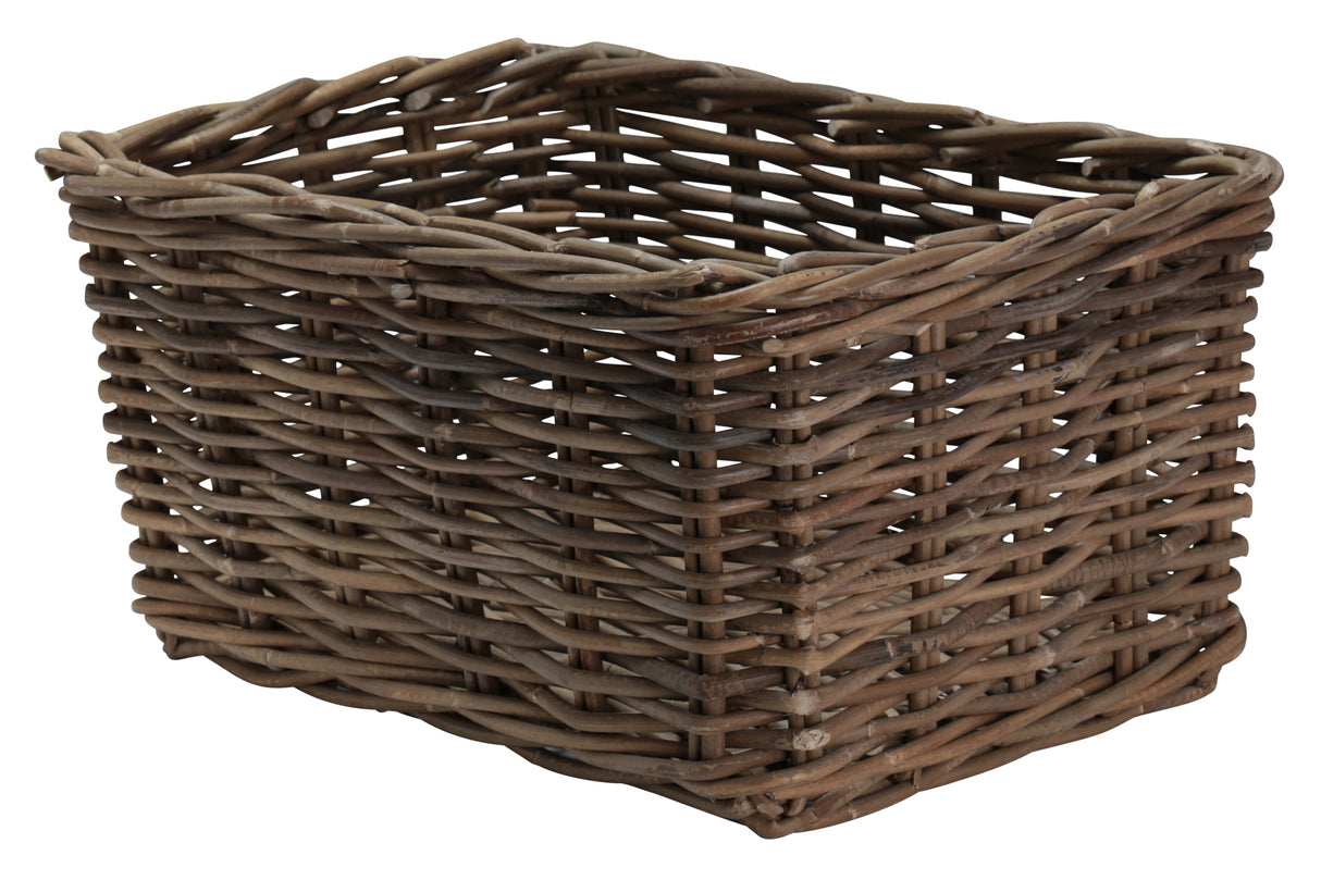 Basket, Rectangular, Kooboo Gray, 18"L x 13.75"W x 9.5"H