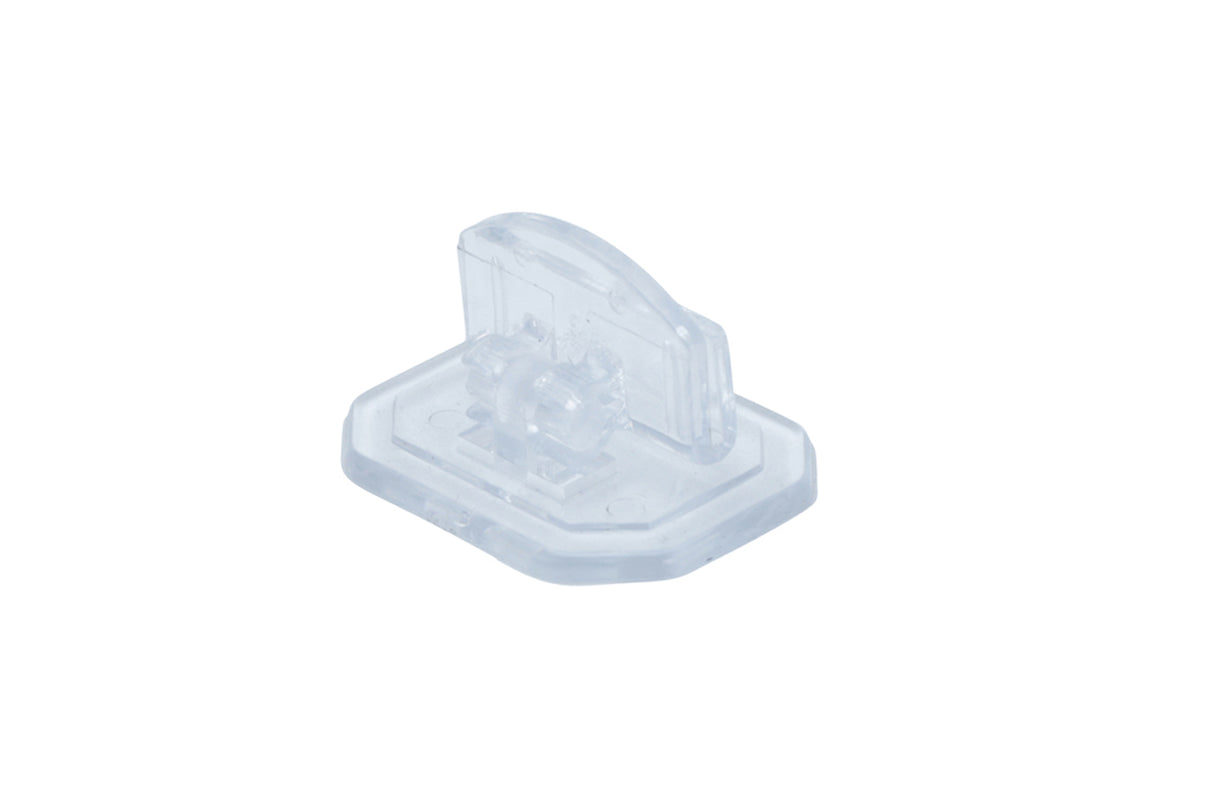 Sign Holder, Adjustable Base, Clear