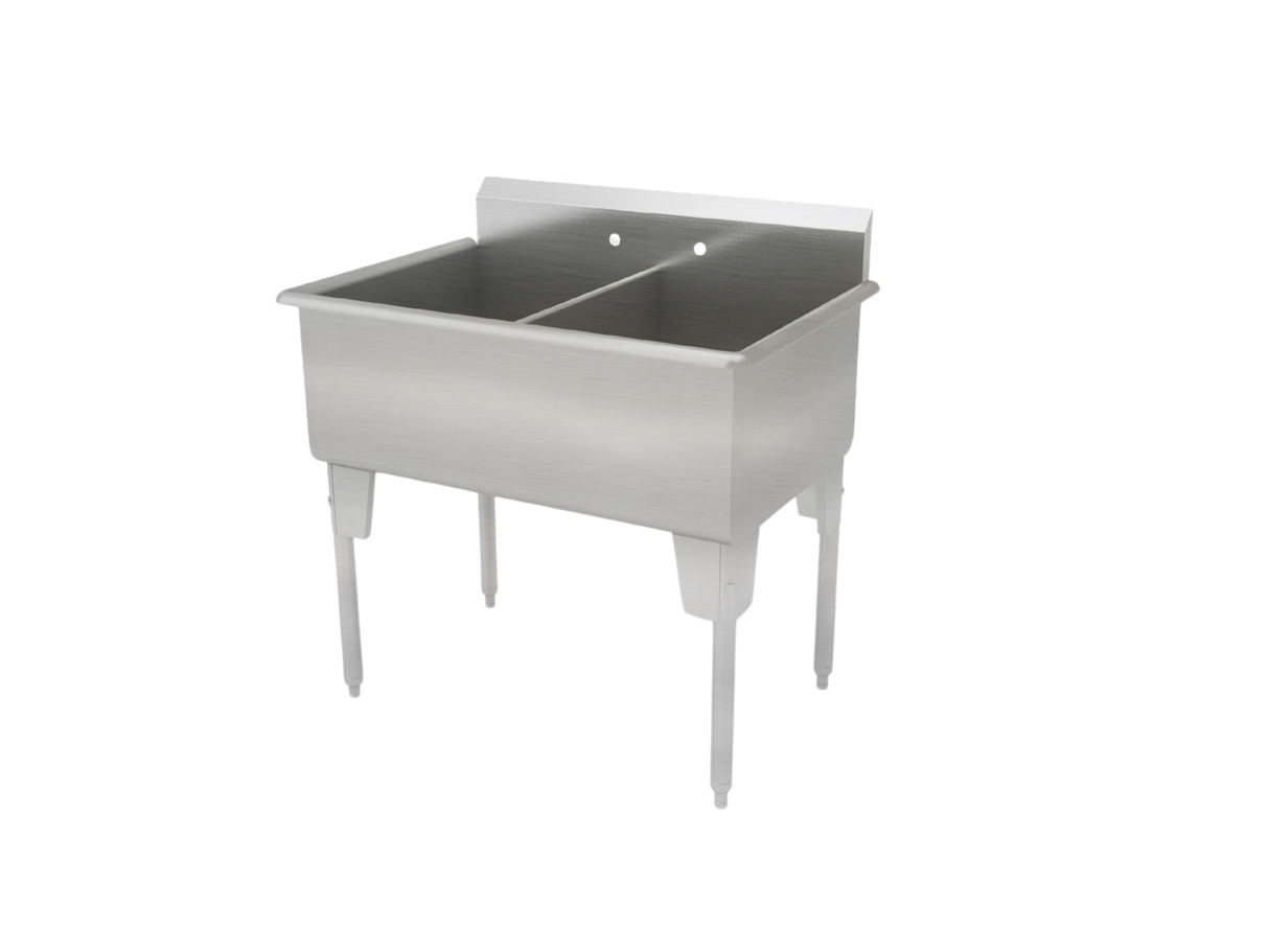 Double Compartment Stainless Steel Sink