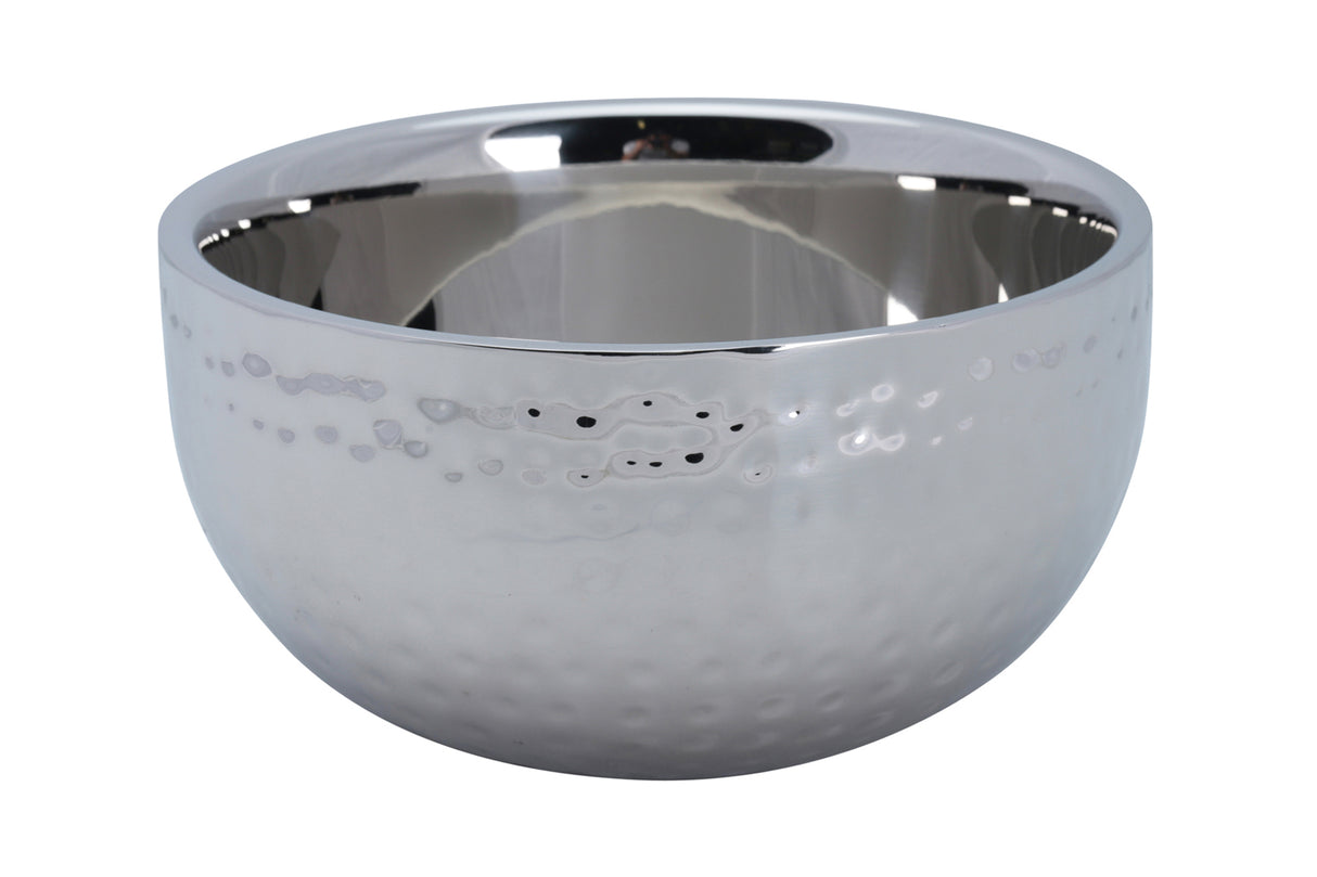 Bol de service, 2qt, 8-1/2" Dia x 4-1/2", acier inoxydable, double paroi