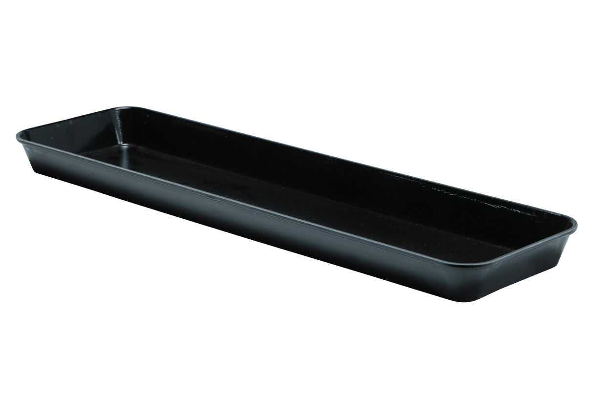 Tray, Fiberglass, 8"x30", 2" Deep, Black