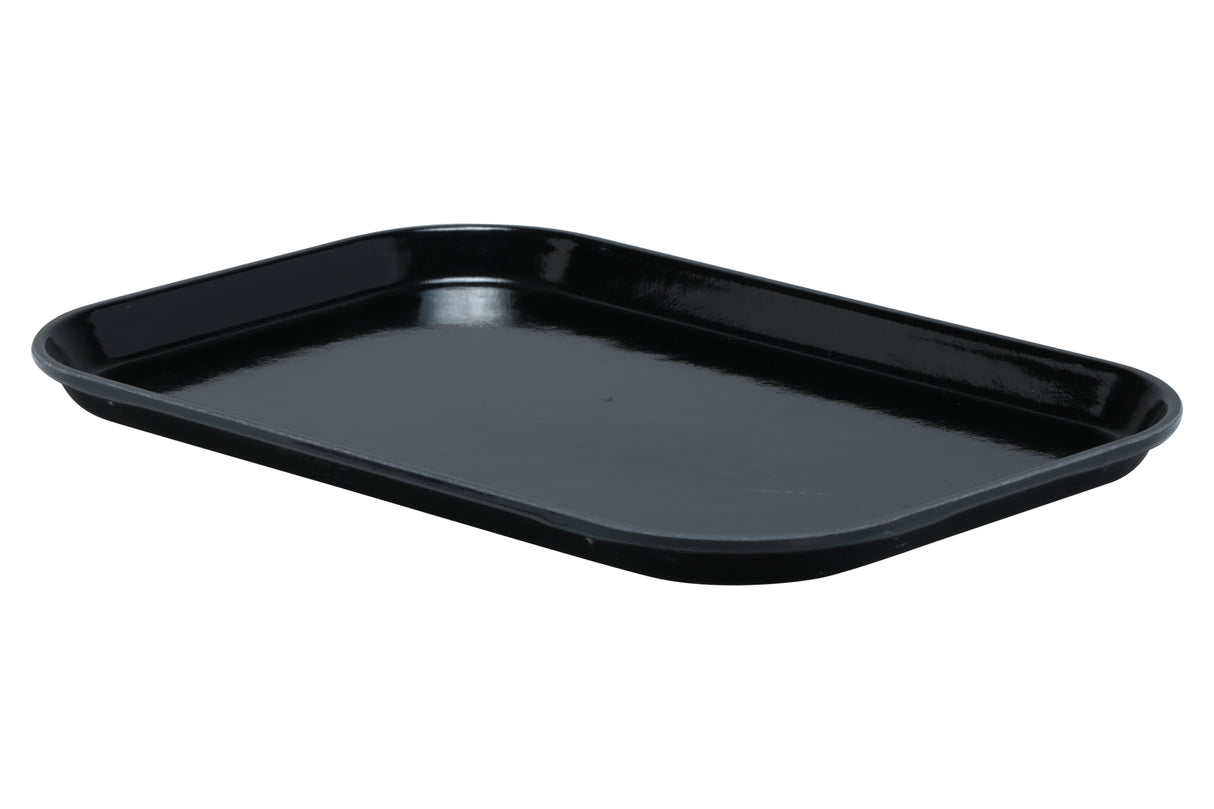 Tray, Fiberglass, 10"x15", 0.75" Deep, Black
