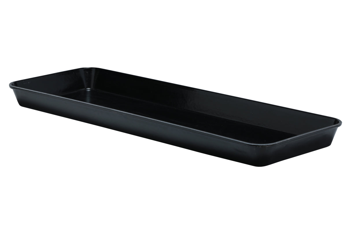 Tray, Fiberglass, 10"x30", 2" Deep, Black