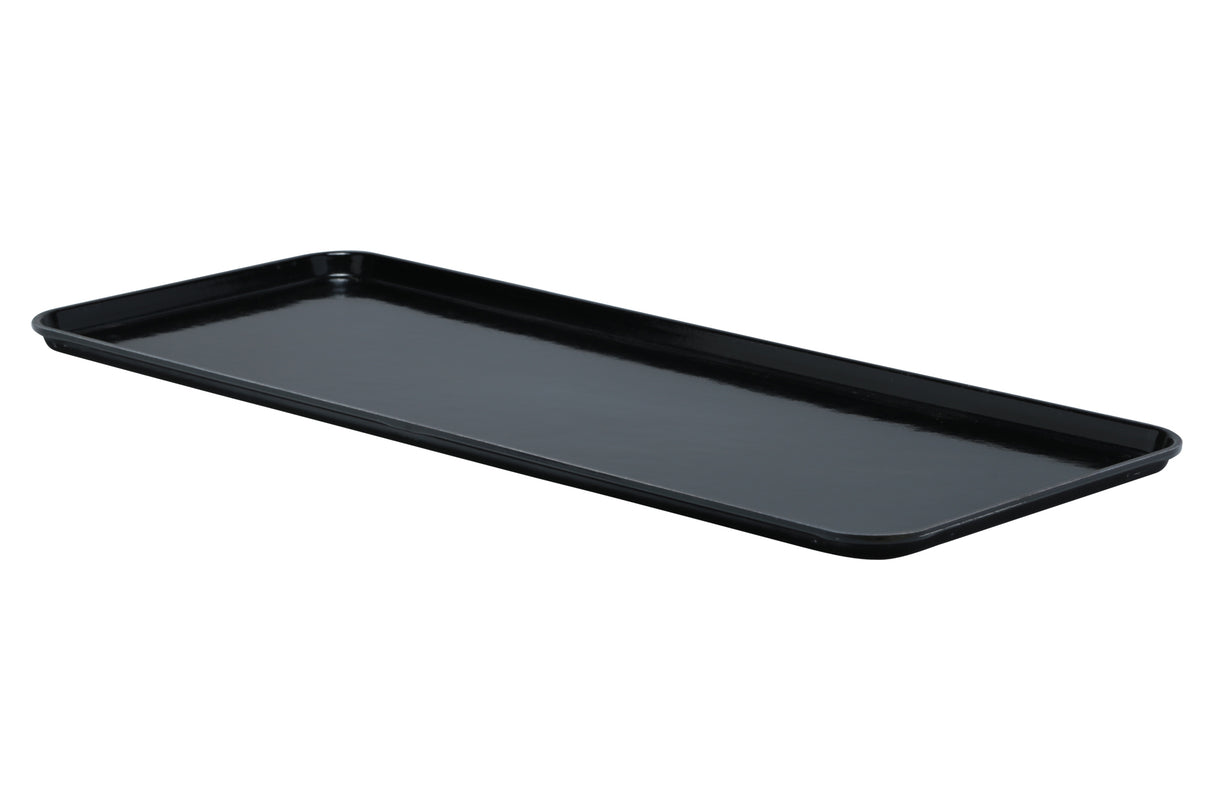 Tray, Fiberglass, 12"x30", 0.75" Deep, Black