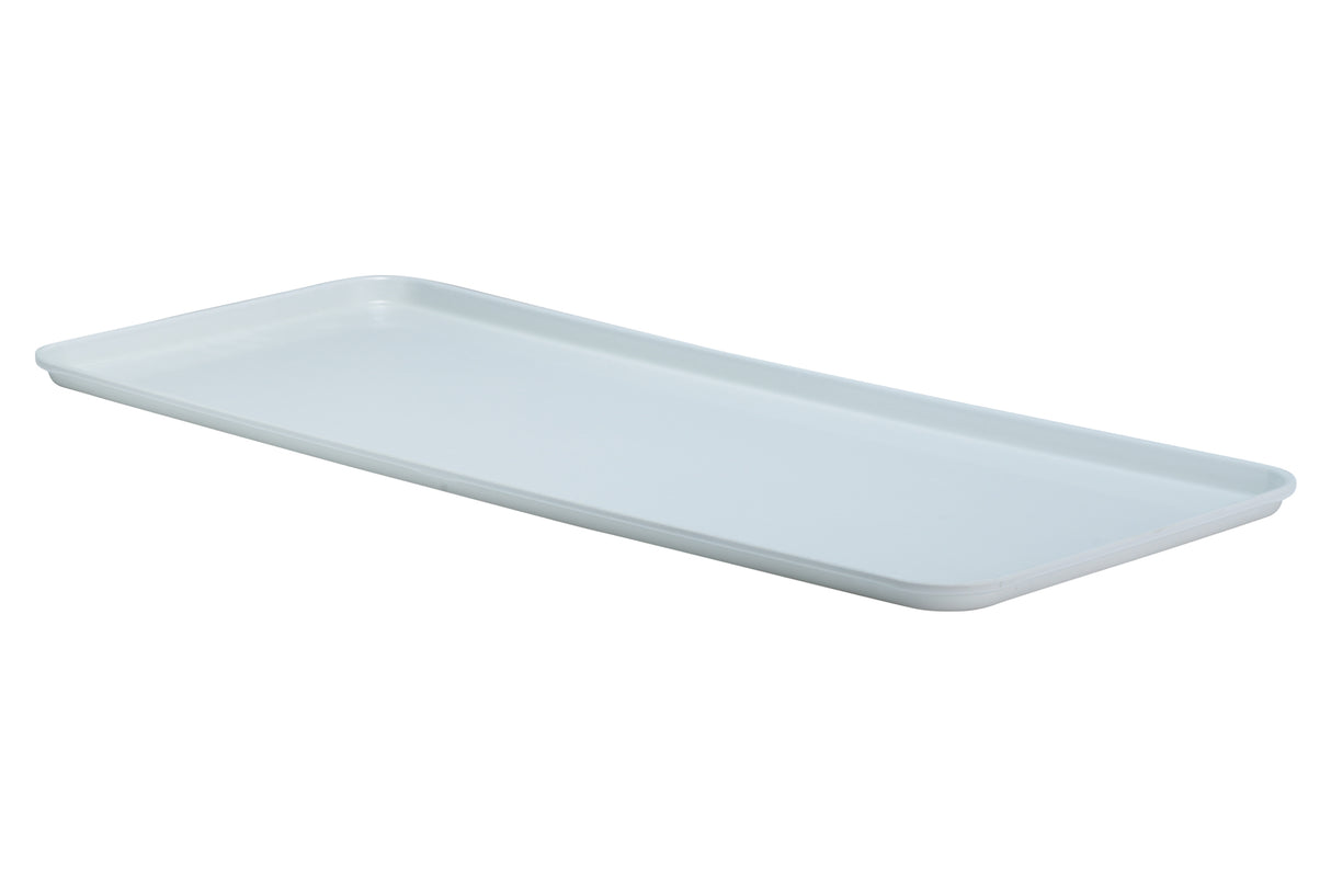 Tray, Fiberglass, 12"x30", 0.75" Deep, White
