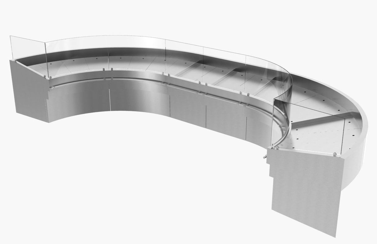 Curved Ice Display