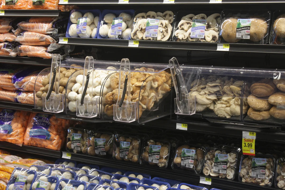 Poubelle acrylique extractible