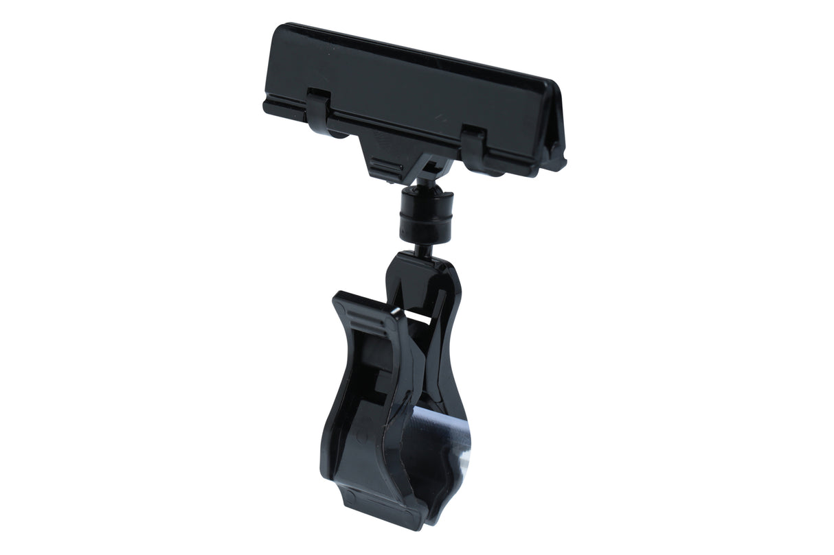 Twistklip, Black, 3.125"W x 4"H