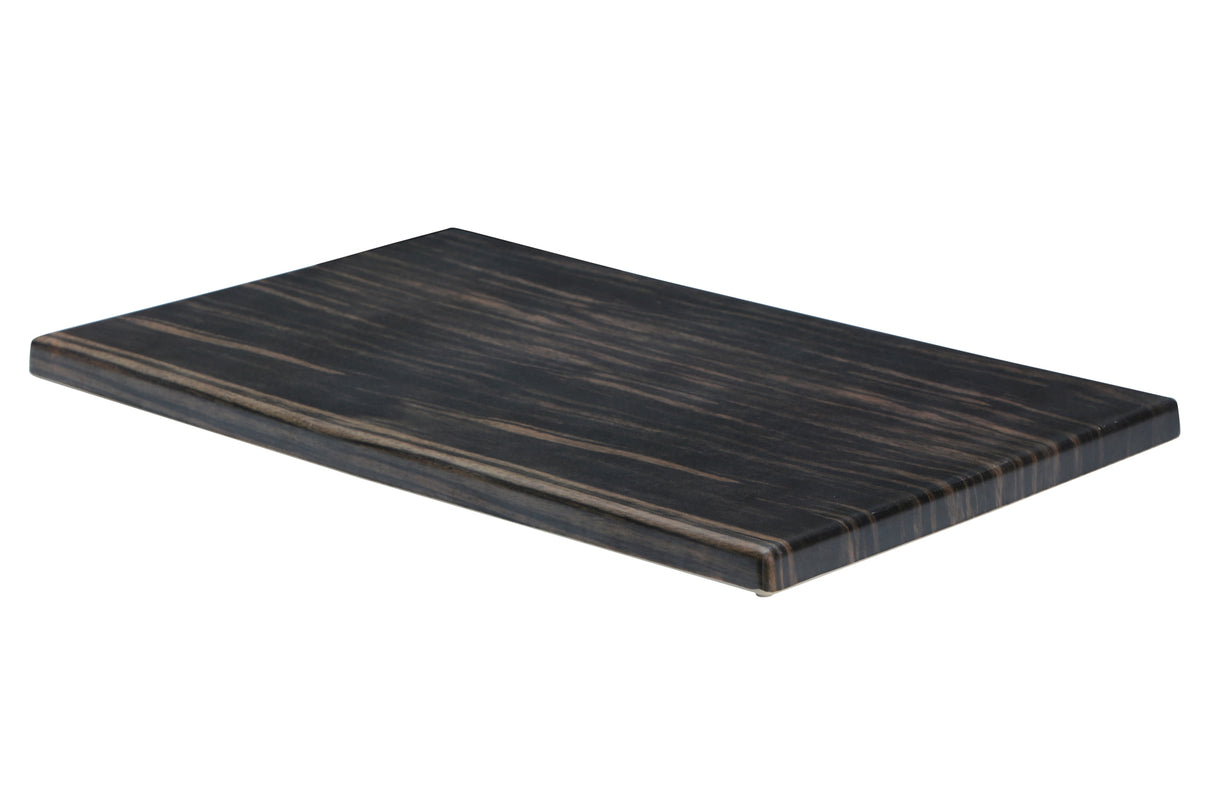 Riser, Melamine, Rectangular, 24" x 15" x 1", Faux Zebra Wood