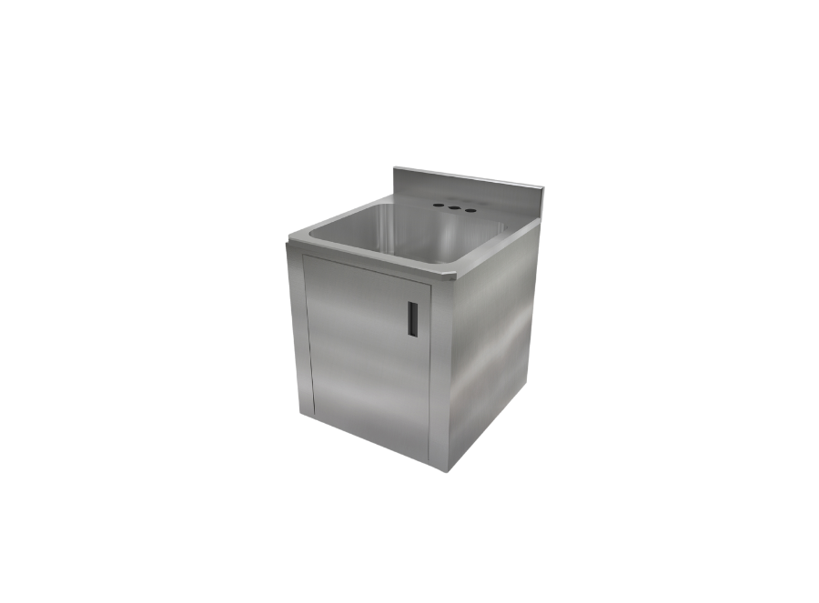 Wallmount Handwash Sink with Cabinet