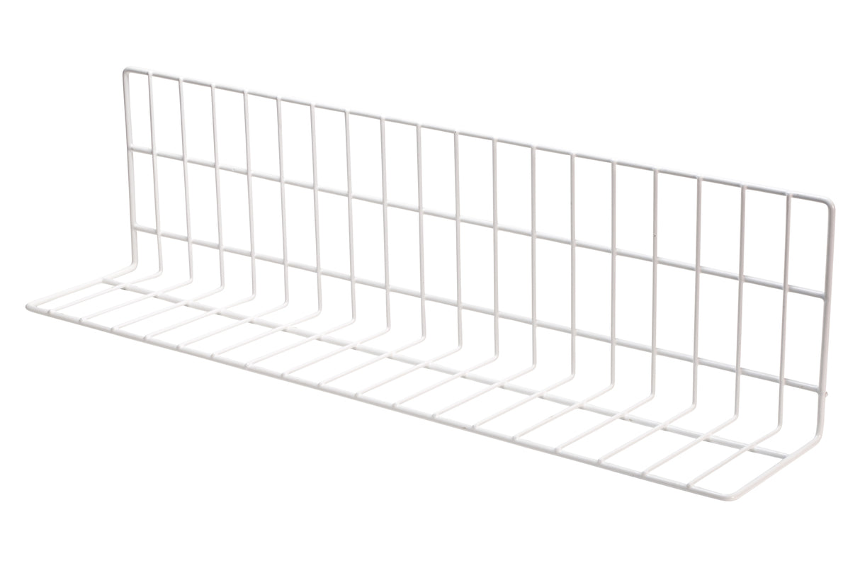 Séparateur en fil métallique, plastifié, 6 "x8 "x29", blanc