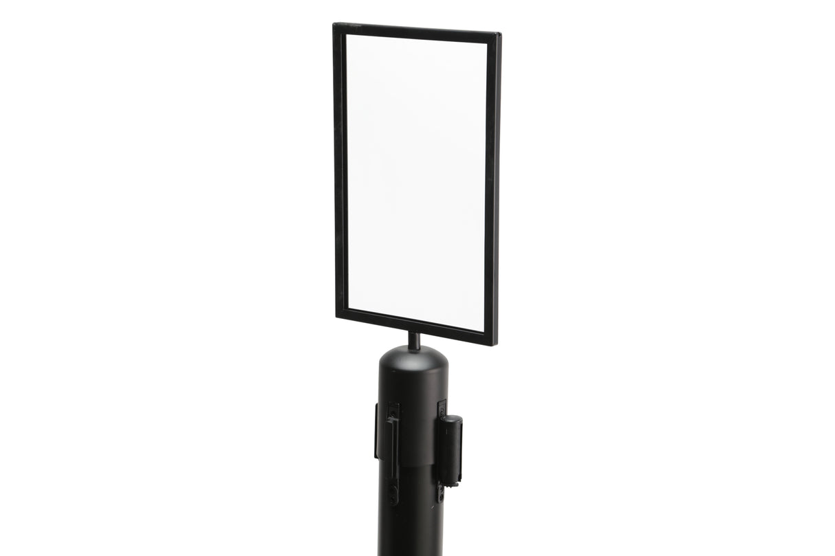 Passport Sign Frame, 11"x7", Satin Black, Vertical