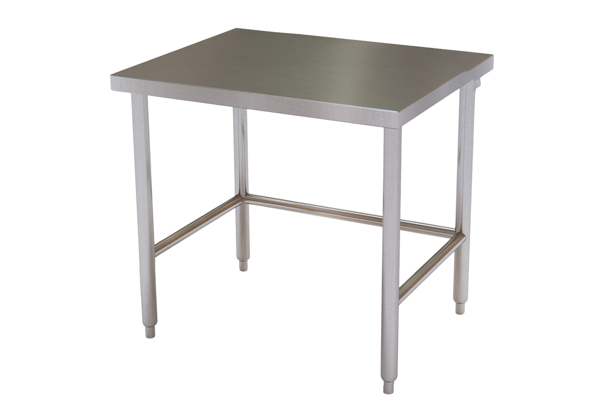Tables de préparation sans dosseret