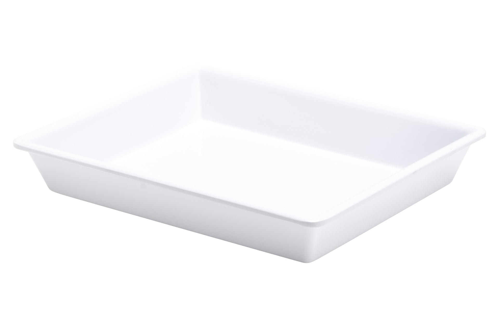 Bol rectangulaire, mélamine, blanc, 10 "x12 "x2"