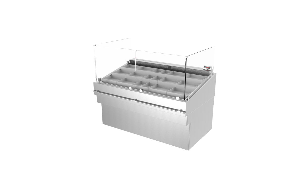 Salade de fruits de mer en plusieurs étapes