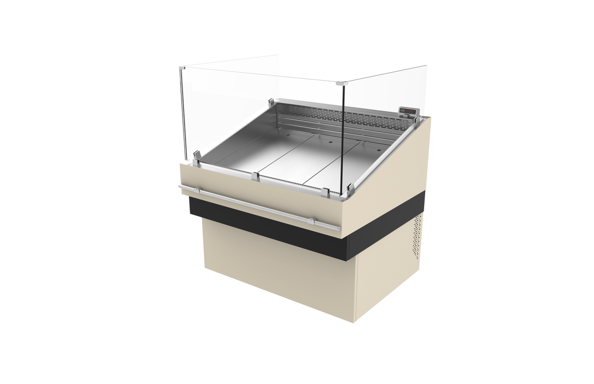 Vendeur mobile de produits de la mer réfrigérés