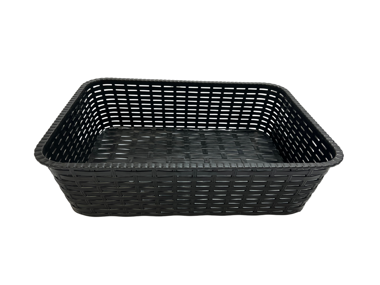 Freezer Basket, Molded Plastic, 12"x15.75"x4" Deep, Freezer Safe