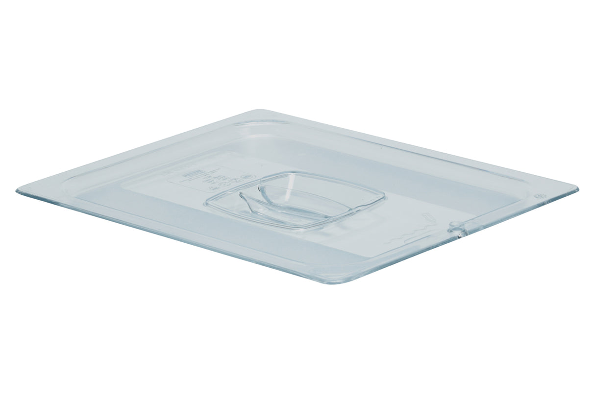 Cover, Clear Plastic, 1/2 Size, with Peg Hole, Rubbermaid