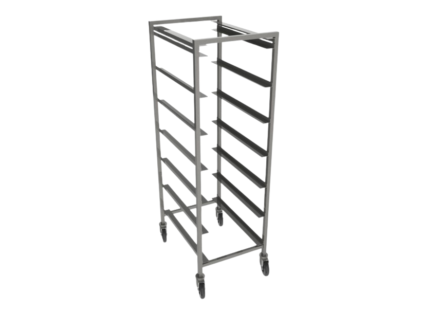SSK156 - Chariot en acier inoxydable à 6 niveaux