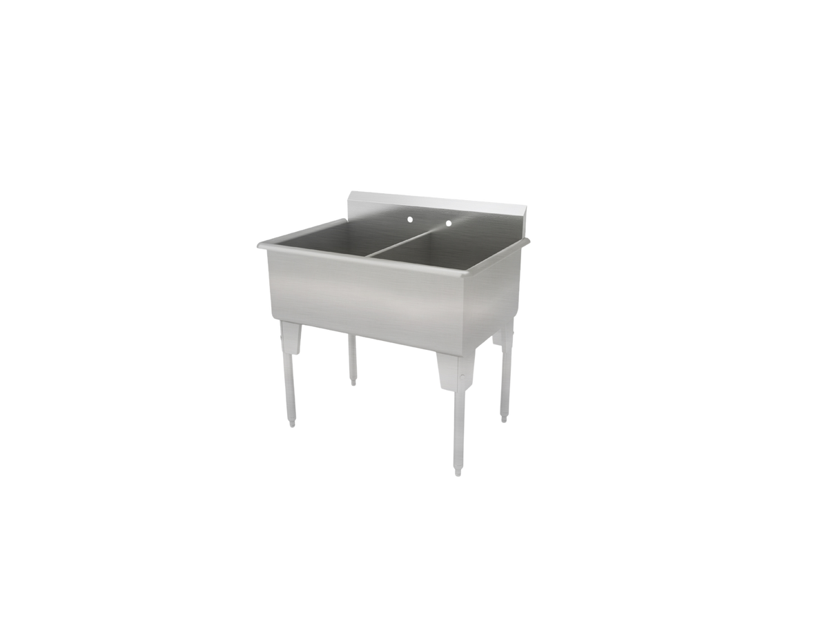 Double Compartment Stainless Steel Sink