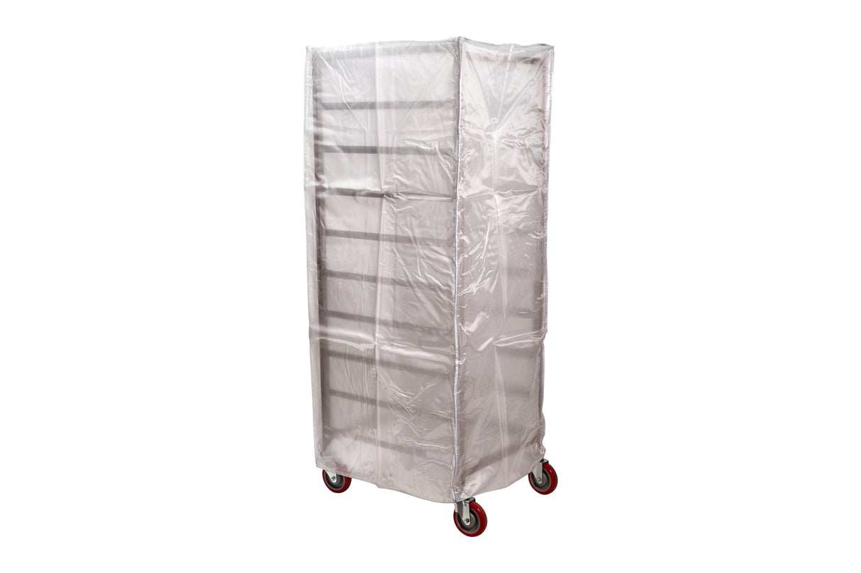 Camion de stockage, épicerie, robuste, 2 étagères, revêtement en poudre, gris