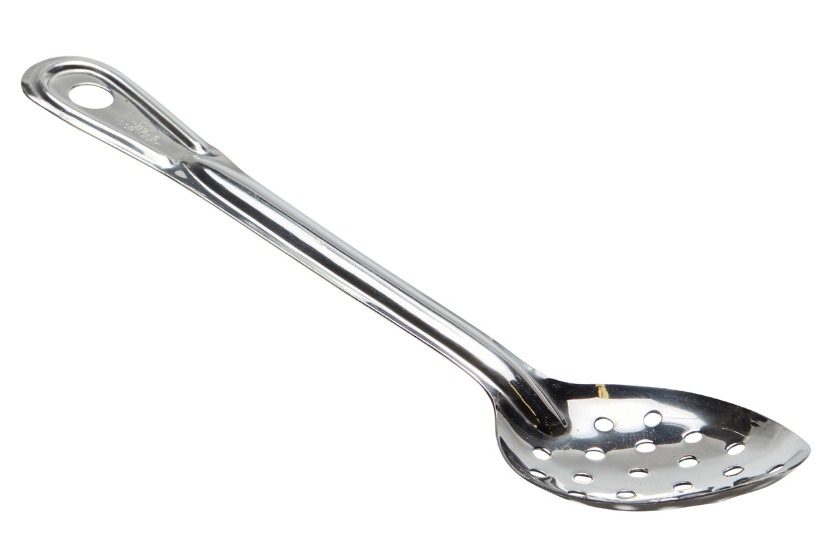 Stainless Steel Spoon, 11", Perforated