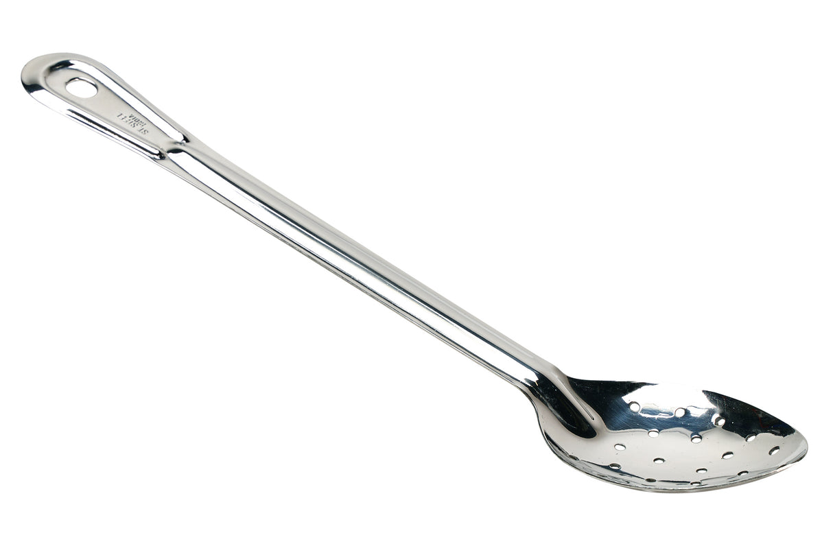 Stainless Steel Spoon, 13", Perforated