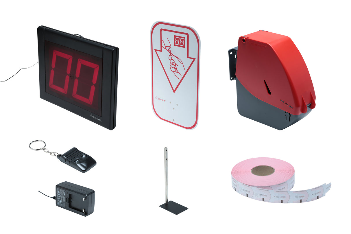 Turn-O-Matic, tickets, type M90 ​​(6 rouleaux/boîte = 24 000 tickets)
