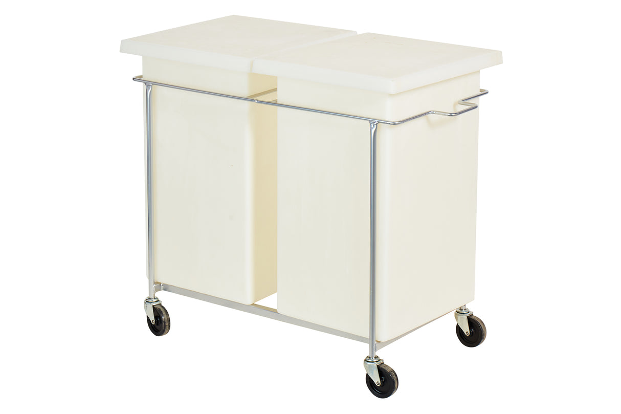 Ingredient bin, faribo 424, 2 compartment w/cover