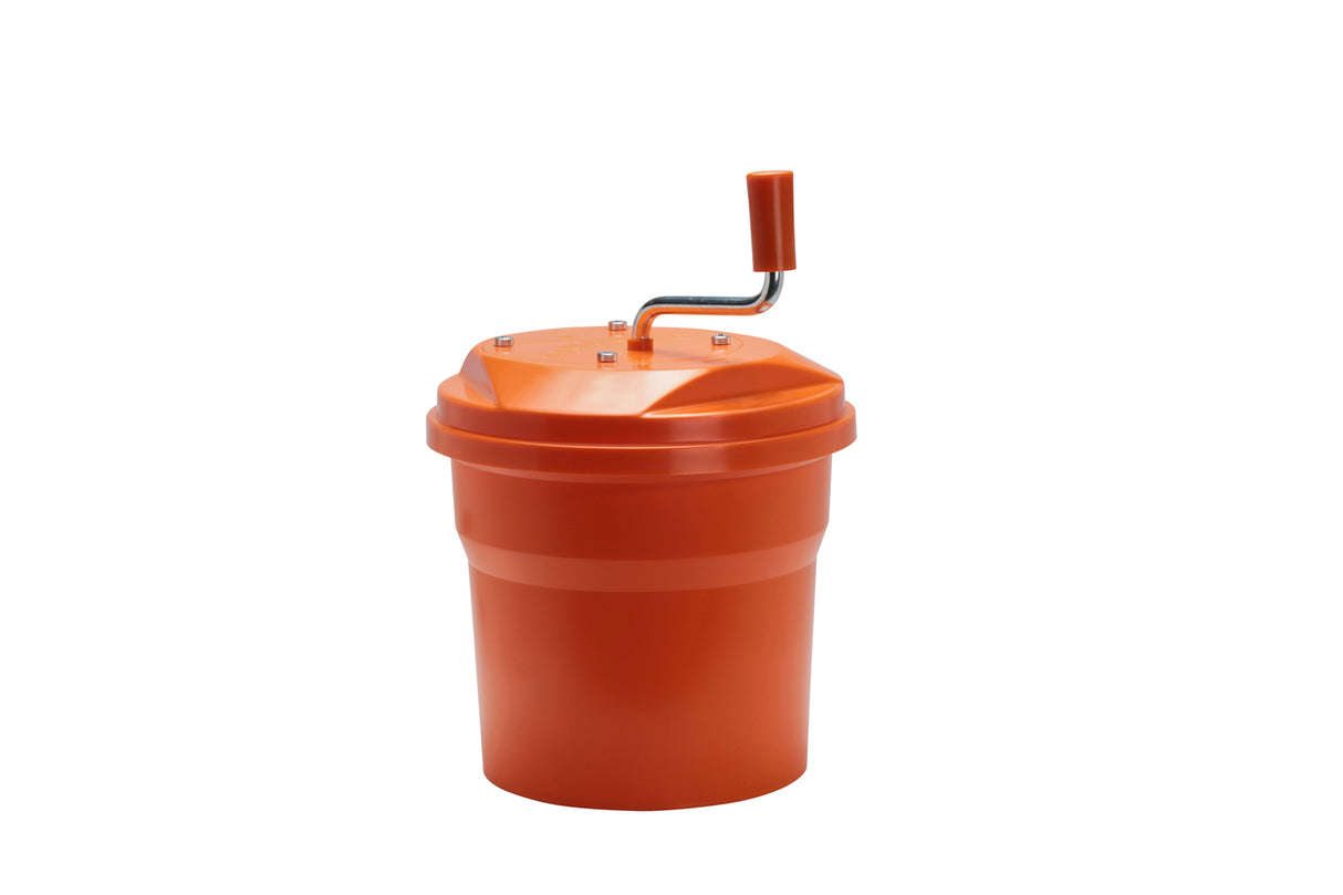 10L Salad Spinner, Orange