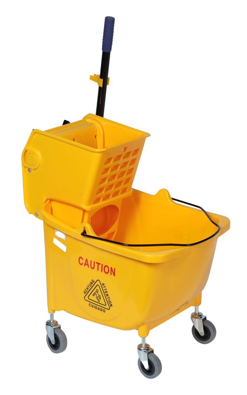 Mop Bucket, 35qt, Yellow