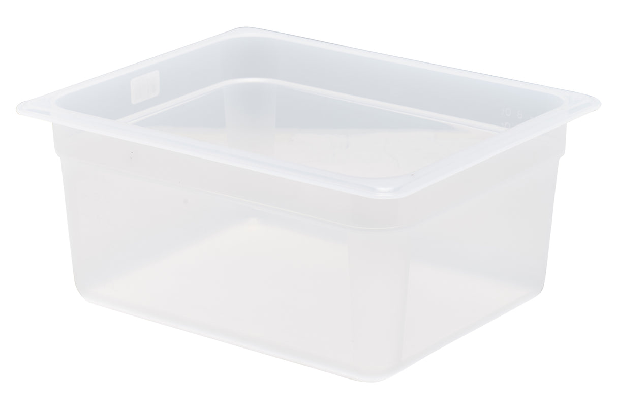 Bac à aliments, 1/2 taille, 12" x 10" x 6", translucide