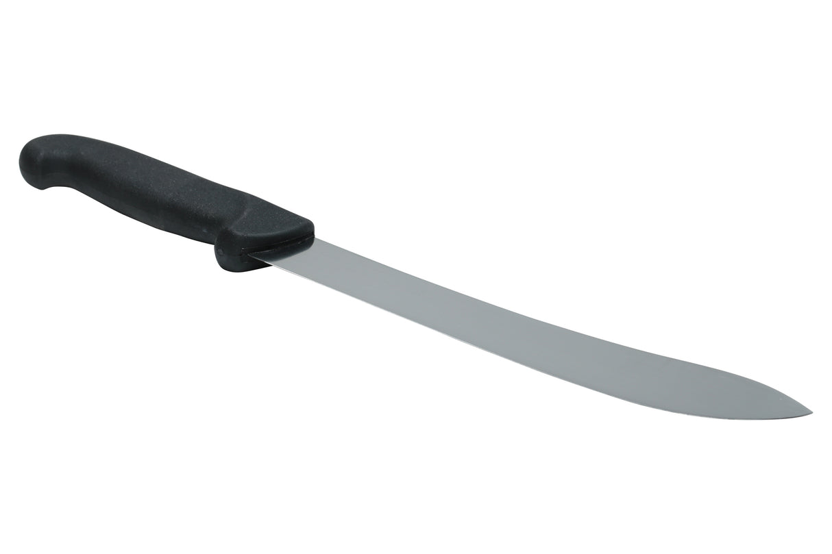 Couteau, ICEL, Cimeterre/Scimitar, Lame 10", Manche Profil, Noir, Breaking