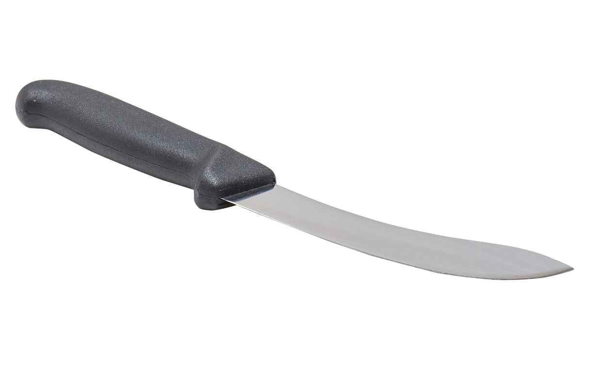 Couteau à dépecer, lame de 6 po, manche profilé, noir