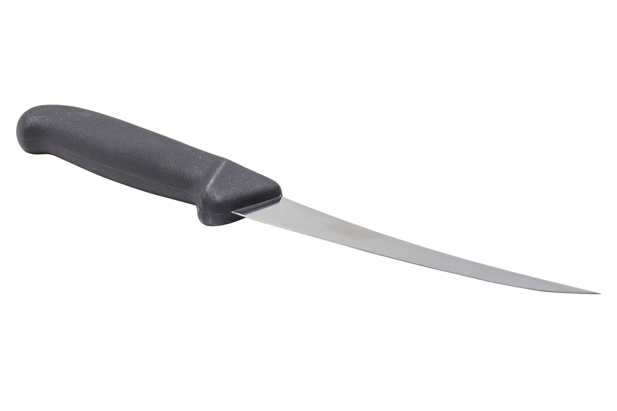 Boning Knife, Curved, Semi-Stiff, 6" HQ Blade, Profil Handle, Black